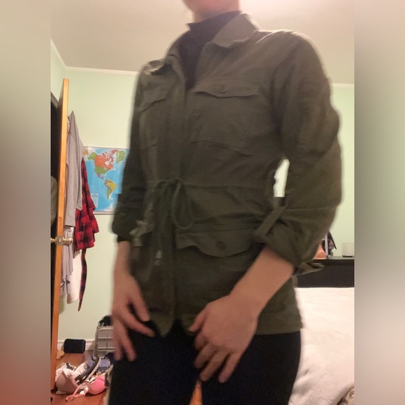 Army Green Utility Jacket - Picture 5 of 6